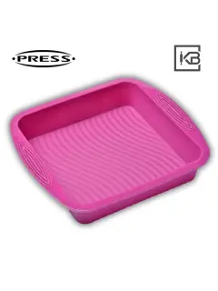 MOLDE SILICONA CUADRADO MORADO PRESS