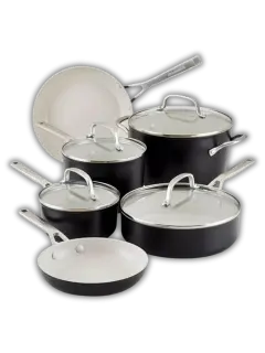 SET DE OLLAS Y SARTEN 10 PIEZAS KITCHEN AID 84837