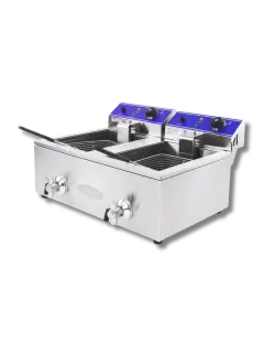 FREIDORA ELECTRICA DOBLE 110V/1700W 6+6LT