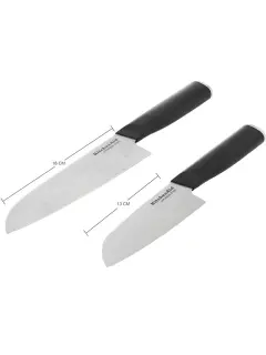 SET CUCHILLOS SANTOKU ACERO JAPONES 2PZ C/FUNDA KITCHEN AID KEG2PTHEOHOBA
