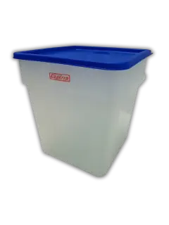 ENVASE TRANSPARENTE C/TAPA 18LT 28X32CM CAFERRA