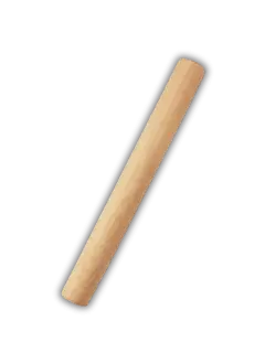 RODILLO DE MADERA 30X5.5CM GRUESO S/MANGO