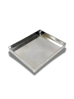 BANDEJA CUADRADA 40X40X4CM ALUMINIO INDUSTRIAL DIAN