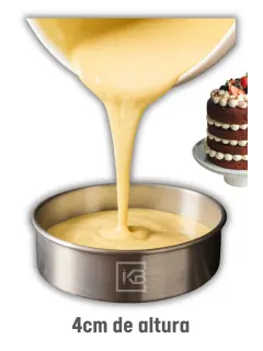 MOLDE 4CM ALTURA DE ALUMINIO REDONDO