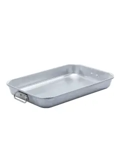 BANDEJA DE ALUMINIO PROFUNDA C/ASA 45X31X6CM ALUMWARE