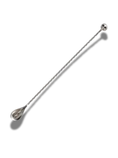 CUCHARA COCTELERA ACERO CALAVERA 33CM