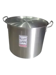 OLLA ALTA C/TAPA 63L 45X40CM ALUMWARE