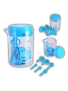 SET VASO, CUCHARA Y TAZA MEDIDORA AEC