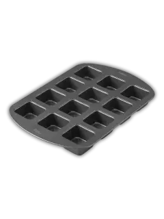 MOLDE CUADRADO 6X6X4CM 12 CAVIDADES WILTON