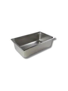 BANDEJA 1/4 ACERO INOXIDABLE 26.5X16X6.5CM CONTIHOME