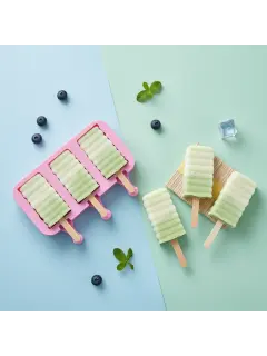 MOLDE PARA PALETA DE SILICON RAYAS 3 CAVIDADES -40/230°C