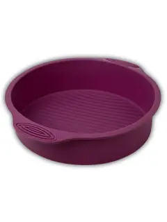 MOLDE SILICONA REDONDO MORADO 23X6.3CM PRESS