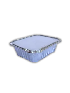 BANDEJA DE ALUMINIO 420 C/TAPA CARTON/ANIME 5UND