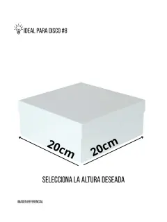 CAJA PARA TORTA 20X20CM