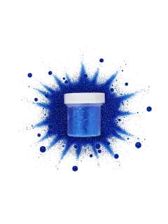 ESCARCHA AZUL ELECTRICO POTE 5GR NACIONAL