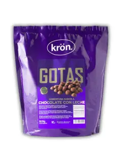 GOTAS COBERTURA DE LECHE KRON