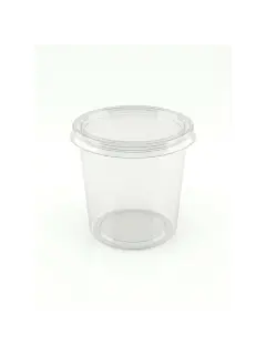 TINA TRANSPARENTE 4.5OZ C/TAPA 10UND