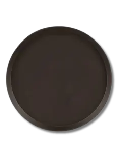 BANDEJA DE SERVICIO REDONDA NEGRA 35CM MEITAL