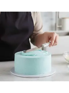 ESPATULA RECTA MANGO BLANCO 8CM ATECO