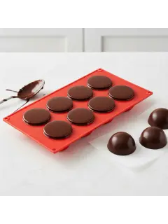 MOLDE DE SILICON SEMI ESFERA 1OZ FAT DADDIO'S 004