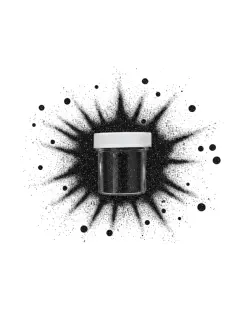 ESCARCHA NEGRA POTE 5GR NACIONAL