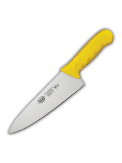CUCHILLO 8" ACERO ALTO CARBONO MANGO AMARILLO WINCO