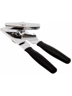 ABRELATAS ACERO MANGO NEGRO KITCHENBAR